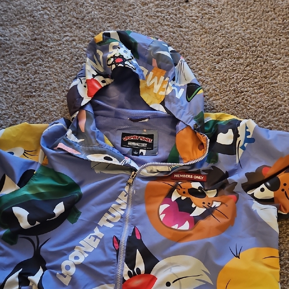 Members Only Looney Tunes Multicolor Jacket